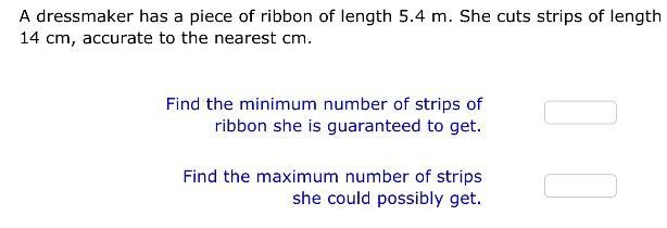 Limits of accuracy question- please can you solve both parts of the question, thank-example-1