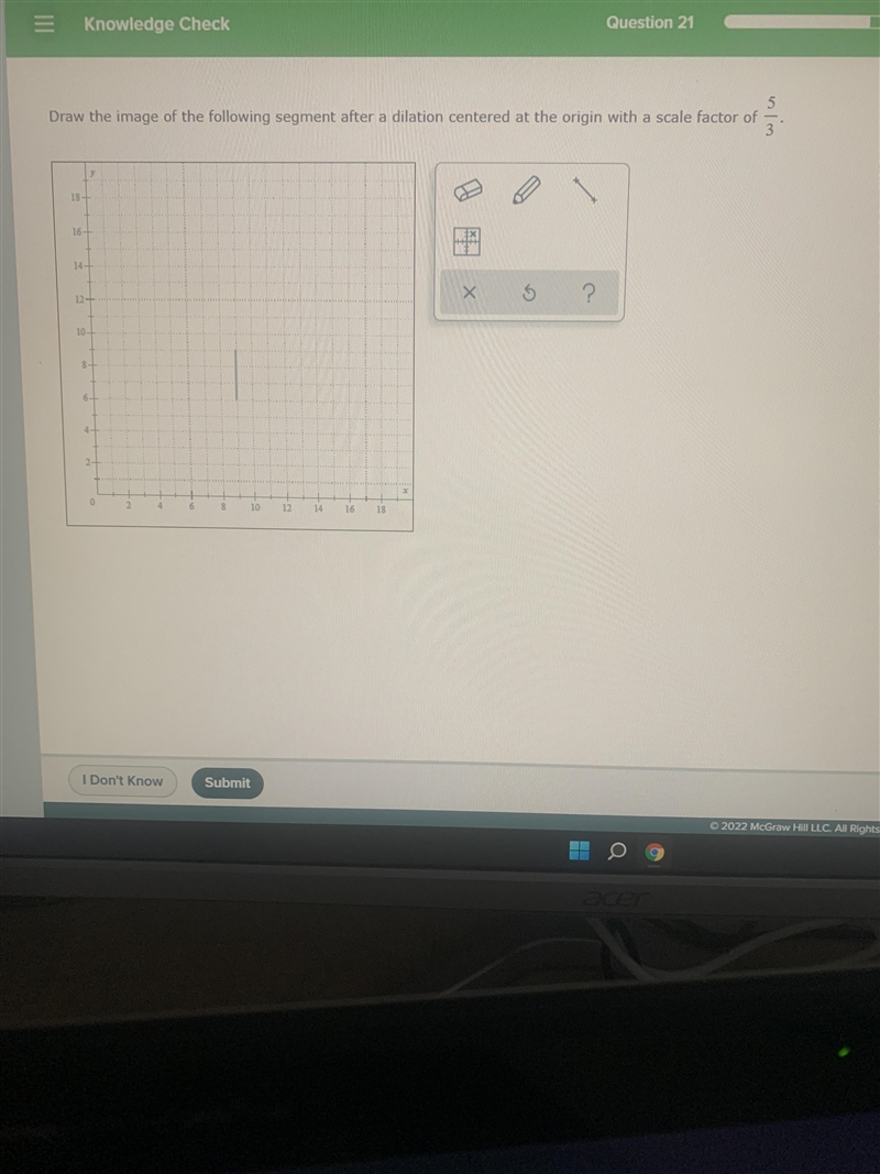 PLEASE HELP ASAP!!! Draw the image of the following segment after a dilation centered-example-1