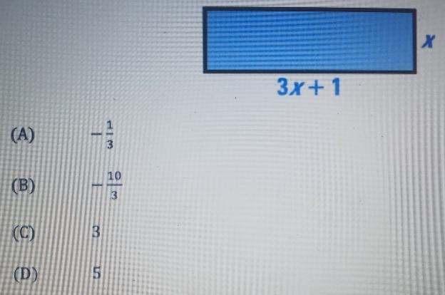 The rectangle below represents a swimming pool with an area of 30 units^2. Which of-example-1