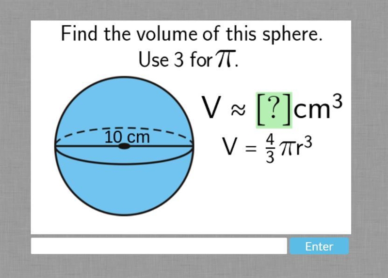 Volume of Spheres Volume of Spheres-example-1