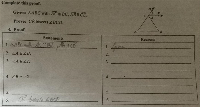 Complete the proofs, ASAP!!! (Geometry)-example-1