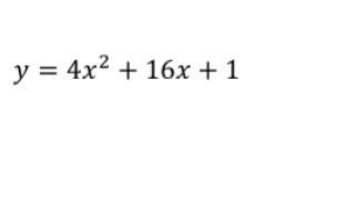 Find the vertex and axis of symmetry of each quadratic equation.-example-1