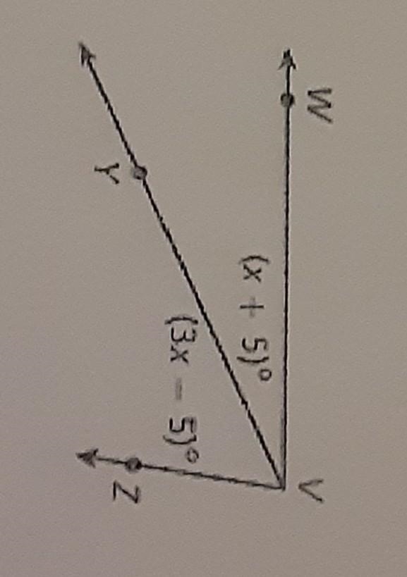 How do I find the measurements of <WVY and <YVZ, given that m<WVZ = 80°​-example-1