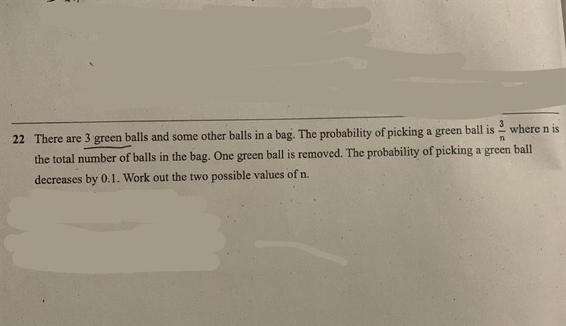 Please help me with this probability question, I’ve got my maths exam tomorrow (13th-example-1