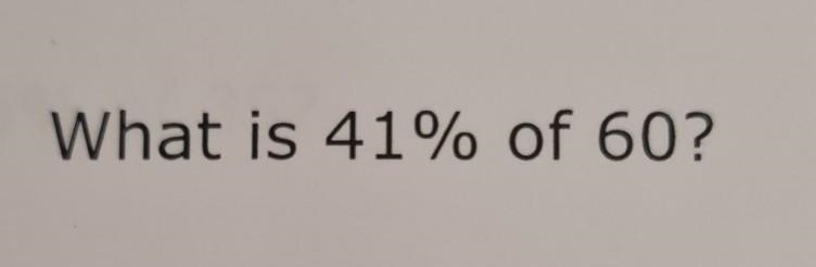 What is 41% of 100? ​-example-1