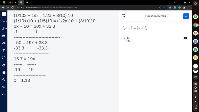 Please explain what I did wrong, and put the correct answer along with a step by step-example-1