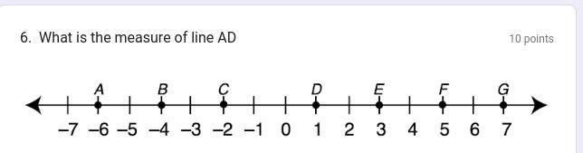 What is the measure of line AD-example-1