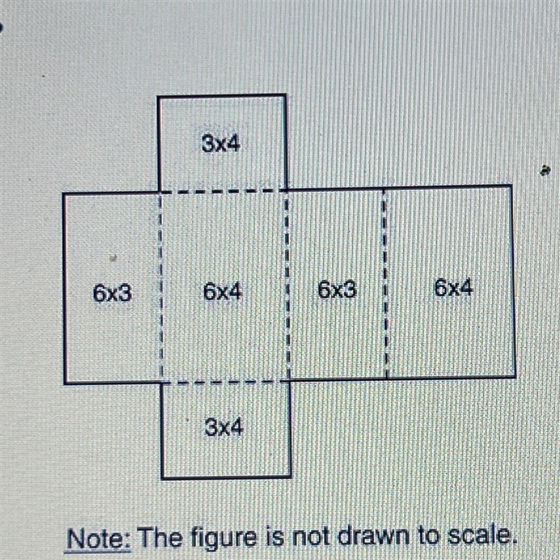 13. What is the surface area of the rectangular solid below using its net? 90 square-example-1