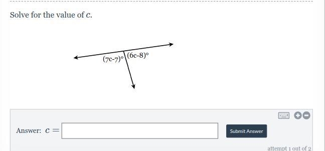 Solve for the value of c-example-1