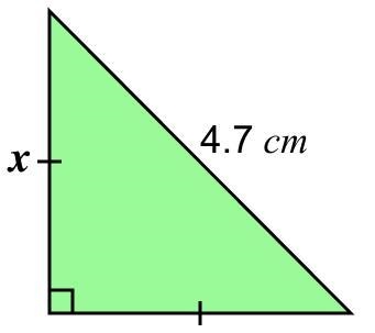 Work out length of x to 3 Significant Figures image not drawn accurately HURRY UP-example-1