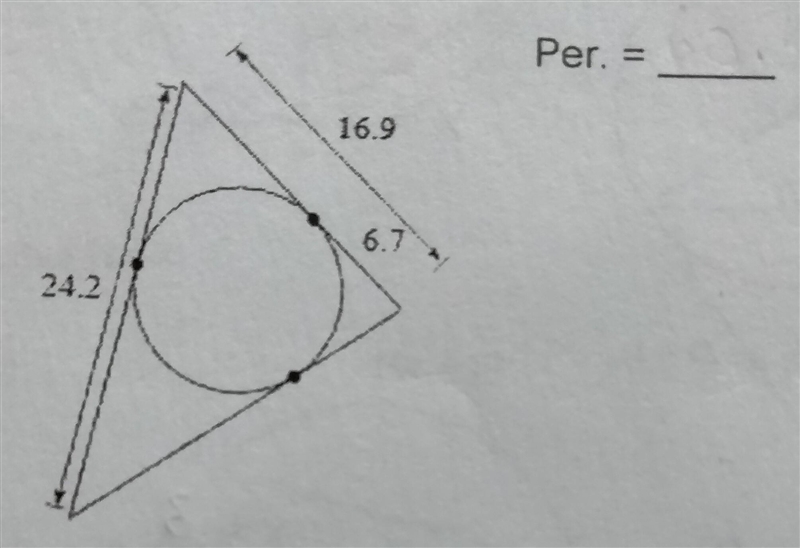 24.2 16.9 6.7 Per. =​-example-1