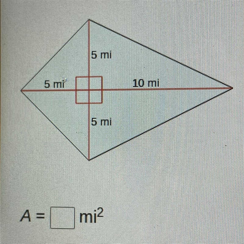 Please help! Find the area of the kite.-example-1