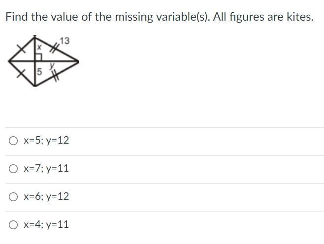 Find the missing variables-example-1