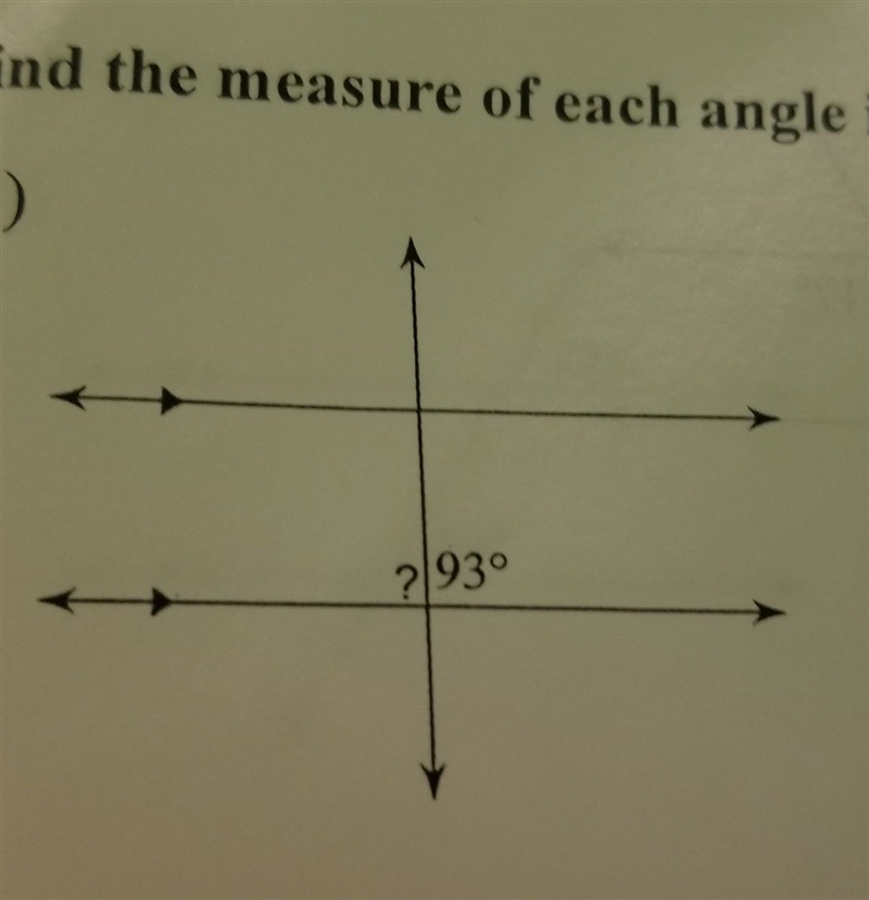 Find the measure of each angle indicated. ​-example-1