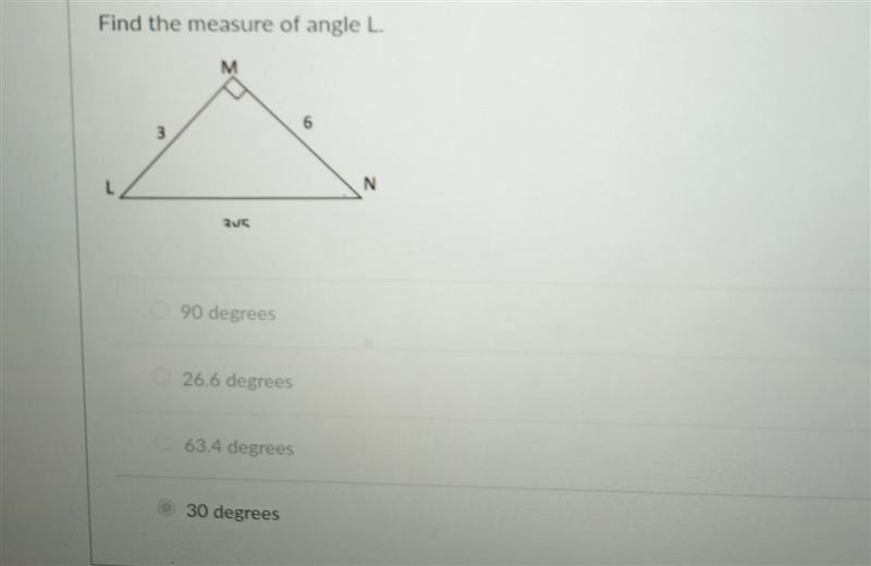 Can anyone help? Find the measure of L​-example-1