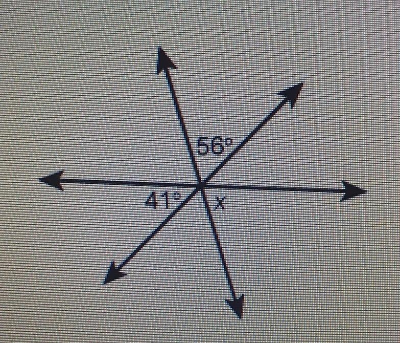 What is the measure of angle x​-example-1