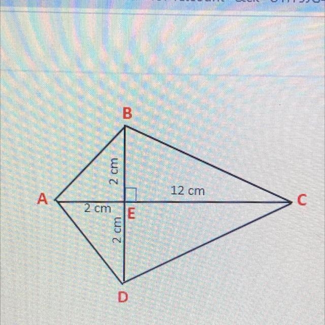 Which statement best explains how to find the area of the kite? A) Multiply the length-example-1