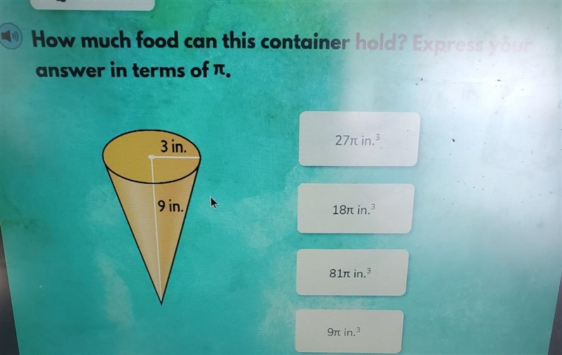 How much food can this container hold? Express your answer in terms of it. 277 in-example-1