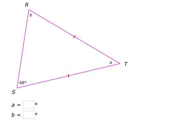 What are the values of a and b?-example-1