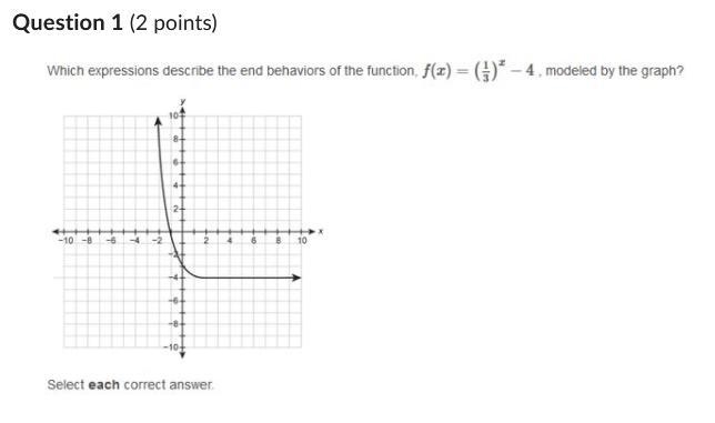 HELP ME PLEASE I need this now question 1 first picture is to this question As x decreases-example-1