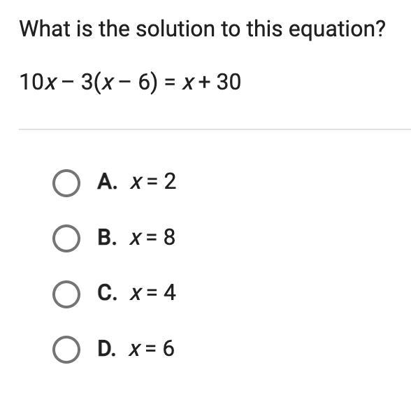 What is the solution to this equation?-example-1