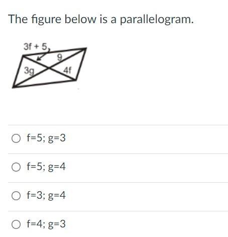 The figure below is a parallelogram.-example-1