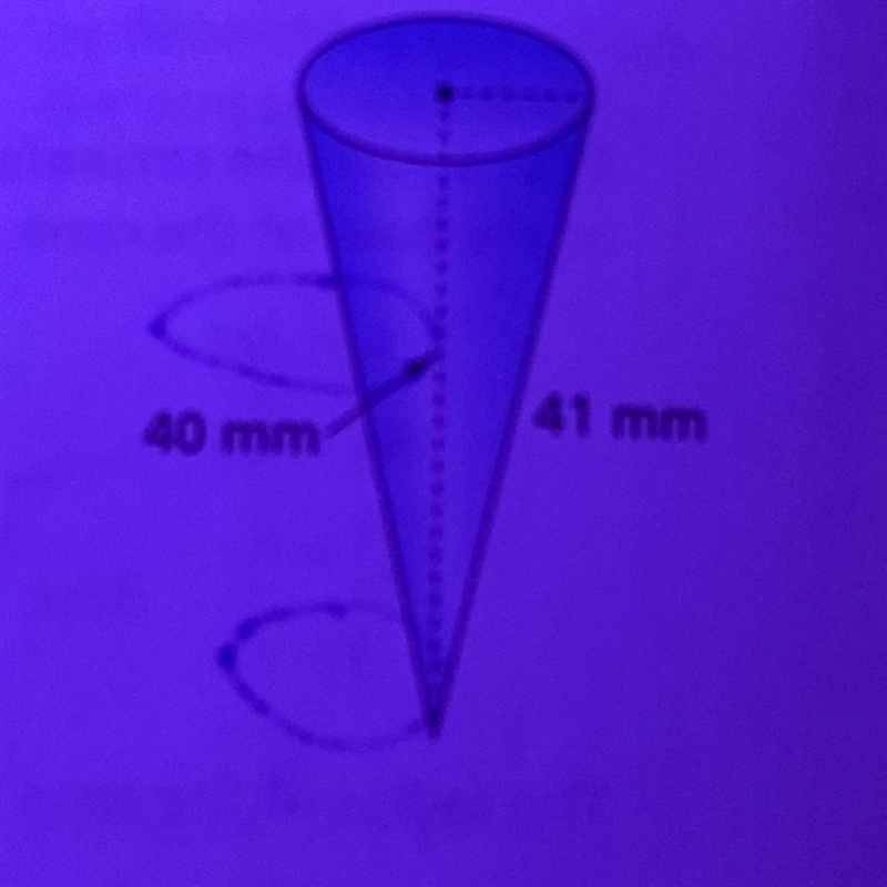 What is the volume of the cone? Estimate using 3.14 for pi, and round to the nearest-example-1