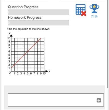 Find the equation of the line shown-example-1