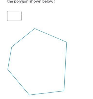 What is the sum of the interior angles of the polygon shown below?-example-1