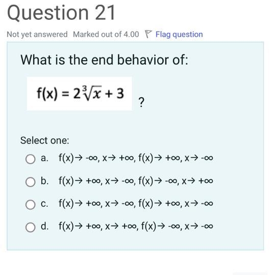 Help multiple choice math. Fx-example-1