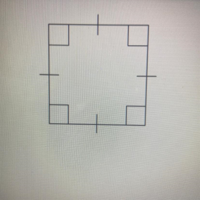 Write all the names of the quadrilateral shown. A square, rhombus, parallelogram B-example-1