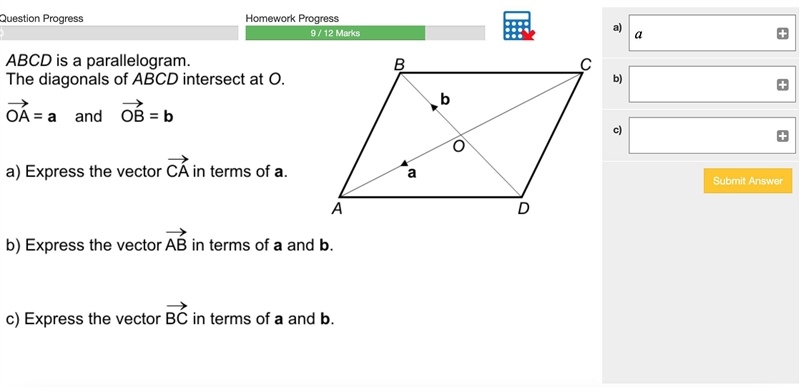 ABCD is a parallelogram-example-1