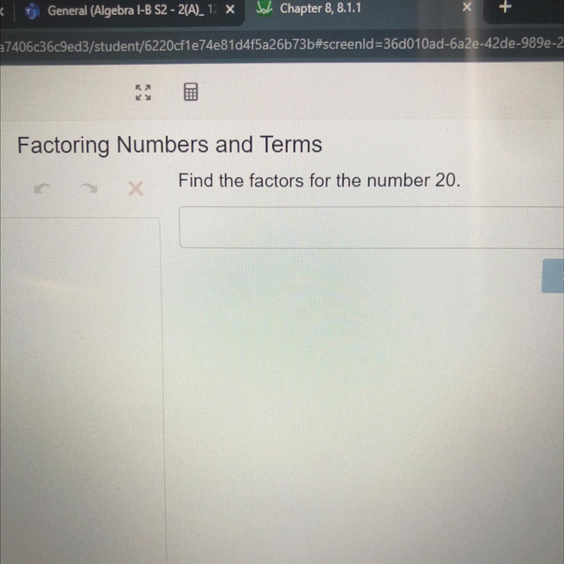 Try to factor the number 20-example-1