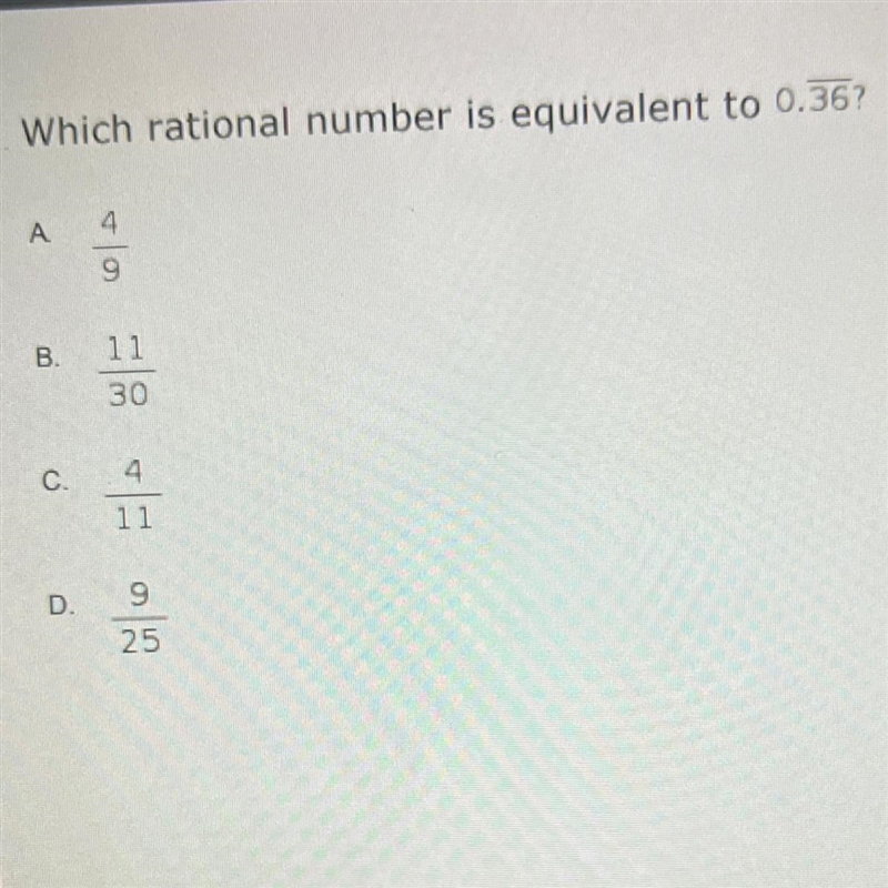 Which rational number is equivalent to /0.36?-example-1