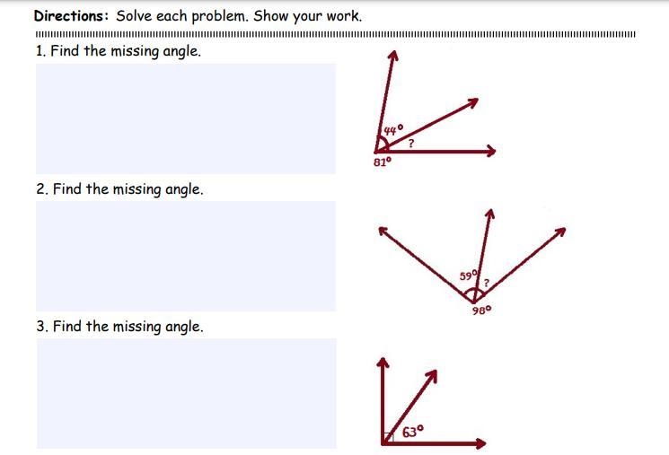 Find the missing angles.-example-1