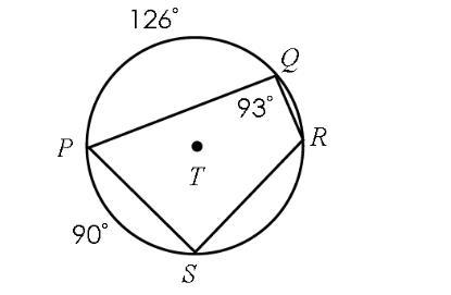 1. Arc QR = Arc RS = 2. Find x and y -- if your answer is not a whole number, round-example-1