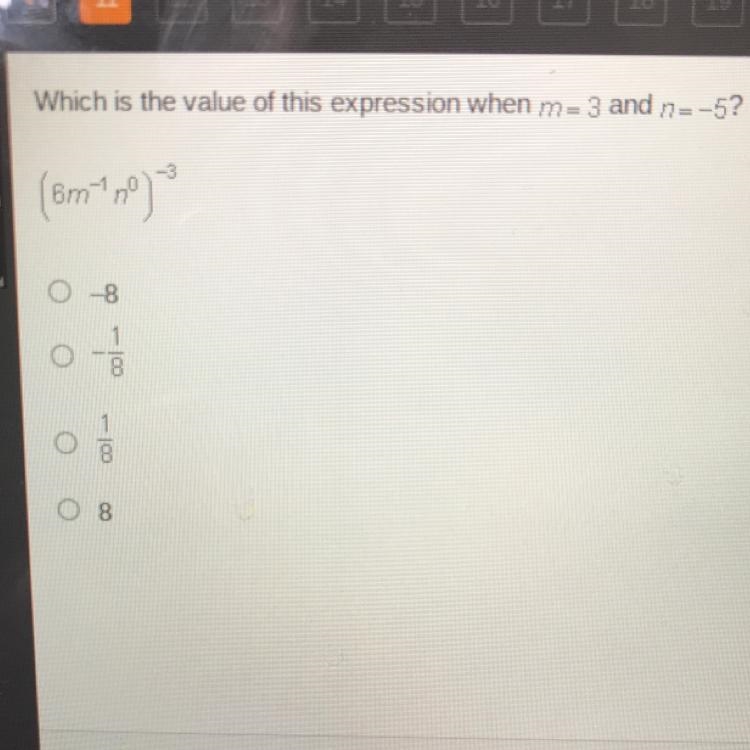 Please help this is a unit test <3 which is the value of this expression when M-example-1