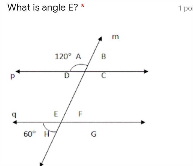 How do I find angle E? I have an idea what it is but I'm worried I'll be wrong my-example-1