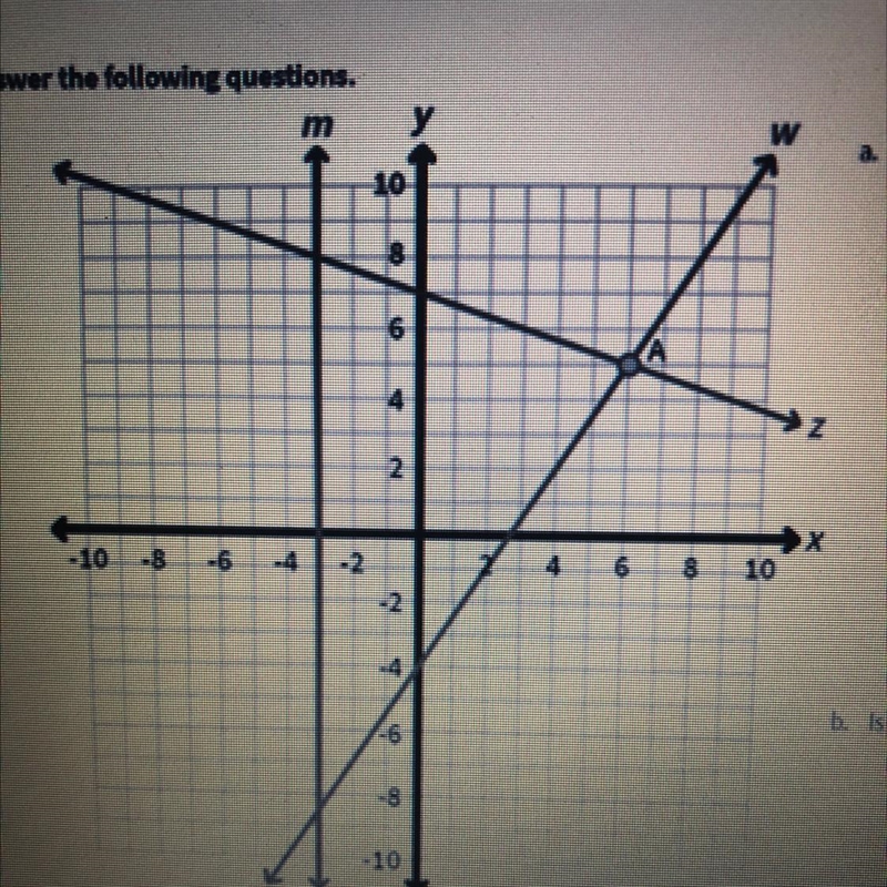 PLEASE HELP!! 20 POINTS GIVEN! Do the coordinates of point A make the equations for-example-1