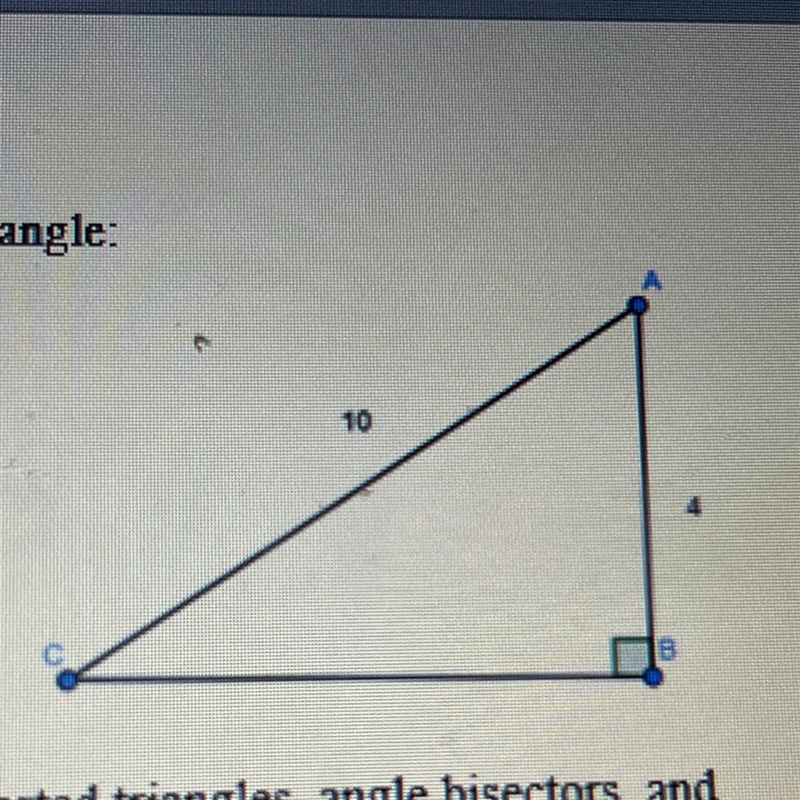 Use the Pythagorean Theorem to find the missing side of the right triangle:-example-1