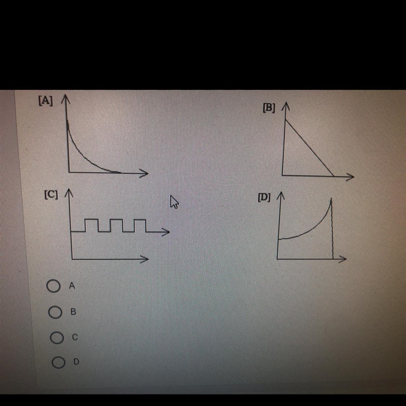 See the figure below. Which graph is the most appropriate to describe the height over-example-1