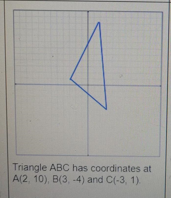 Write the new coordinates after a glide reflection described by. (x,y) (x, y-2) reflection-example-1