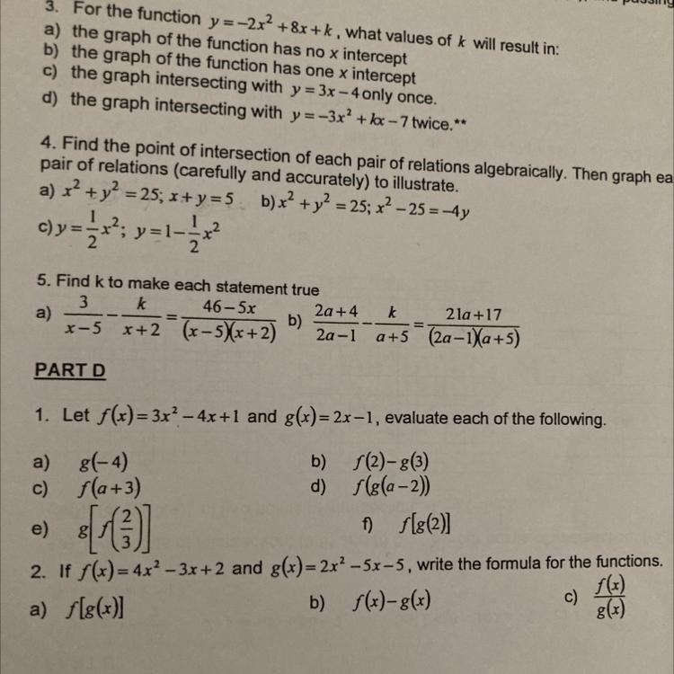 *PART D QUESTIONS ONLY* I need help on 1 d, e and f. I need help for the number 2 questions-example-1