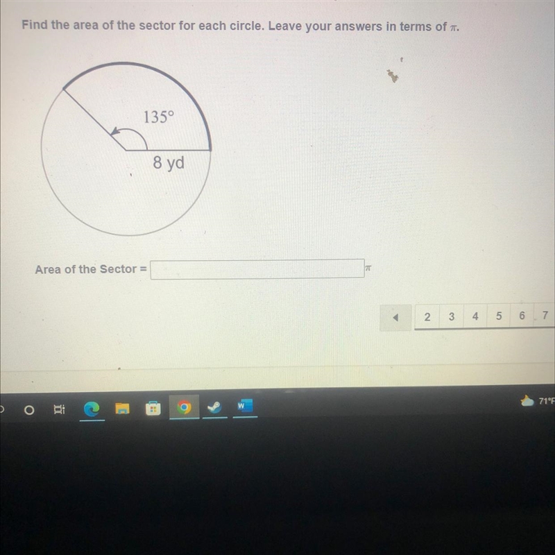 What’s the Area of the sector-example-1