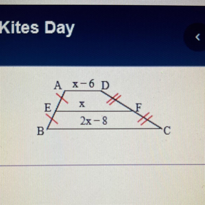 Find the lengths of the segments with variable expressions.-example-1