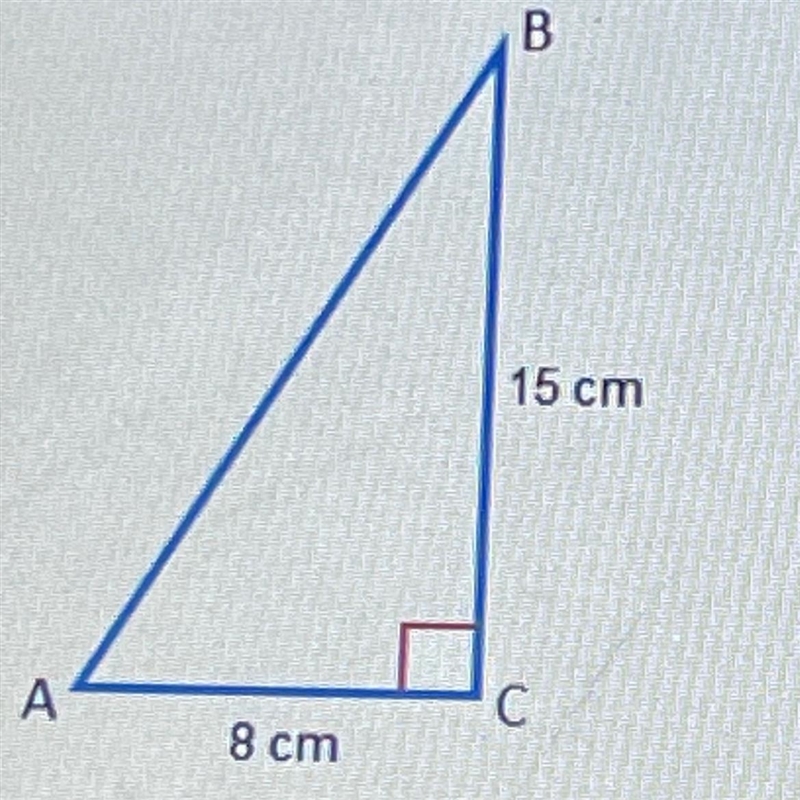 What is the length of the hypotenuse of the triangle-example-1