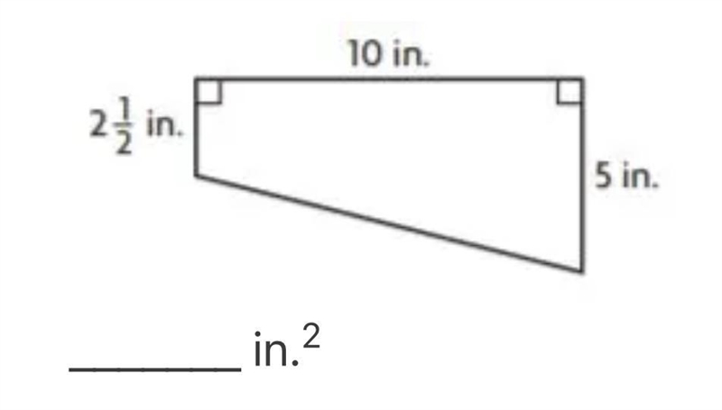 NEED ANSWER Algebraic question: What is the area of this trapezoid?-example-1