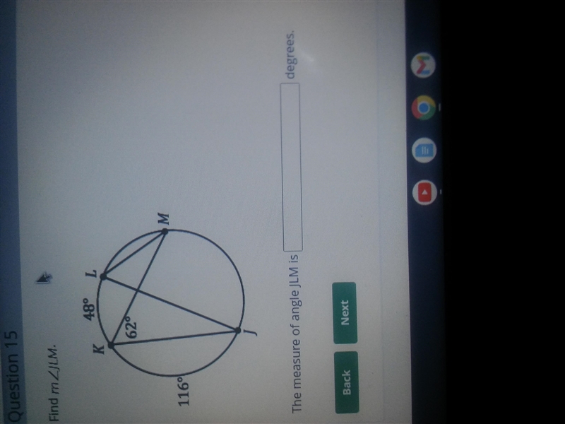 Does anybody know the measure of JLM?-example-1