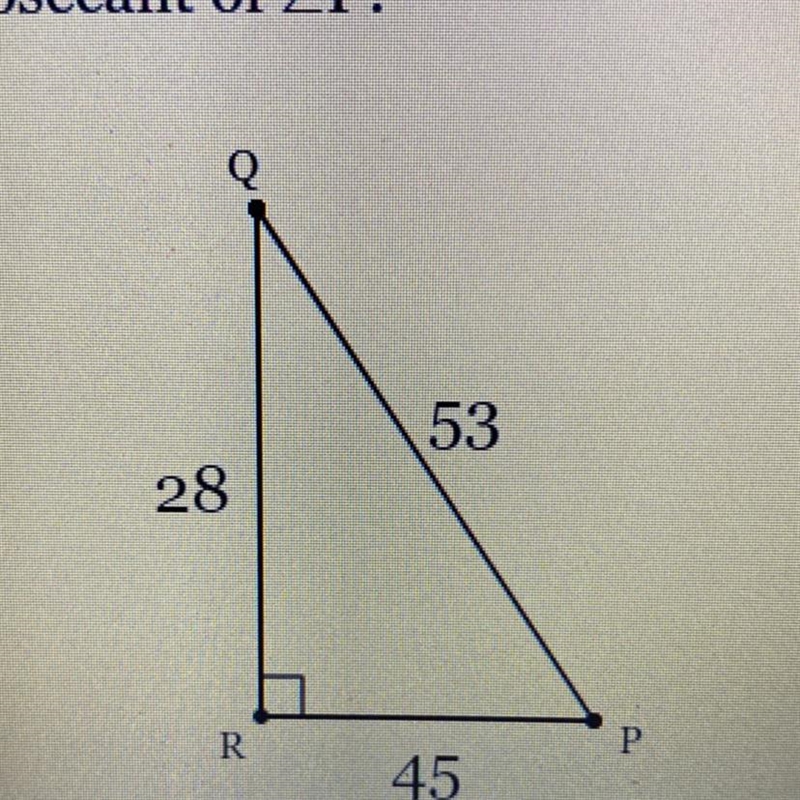 In PQR,the measure of-example-1