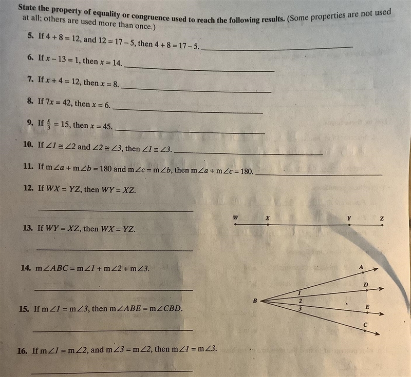 Can someone help me out on these geometry questions? Its urgent, gotta have answers-example-1